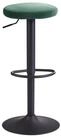 Wohnling Barhocker WL6.198 Samt Gr&uuml;n Hocker Stoff / Metall Bistrohocker 100 kg