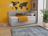 Sofnet Boxbett Flame (mit Bettkasten, Bonell-Matratze und Topper), Einzelbett,