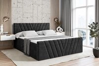 ALTDECOR Boxbett ERNINA-Z (Multipocket-Matratze H4, H3 Matratze Bonellfederung,