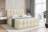 ALTDECOR Boxbett RICAR-Z (mit Matratze Lattenrost Topper Polsterbett mit Bettkasten