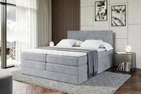 ALTDECOR Boxspringbett VELANTO-BZ KING (mit Matratze und Lattenrost Topper