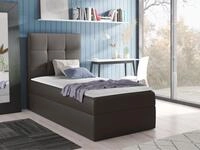 MIRJAN24 Boxspringbett Mini 2 (mit Hauptmatratze, Topper, Kopfteil), 80, 90, 100 /