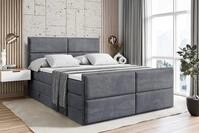 ALTDECOR Boxspringbett AURA-Z KING (Multipocket-Matratze H4, H3 Matratze