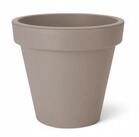 Spetebo Pflanzk&uuml;bel Kunststoff Pflanzk&uuml;bel rund M &Oslash; 38 cm beige (St&uuml;ck, 1...
