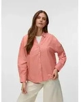Vero Moda Langarmbluse VMNORMA LS CHAMBRAY SHIRT Baumwolle, loose fit