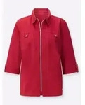 Witt Klassische Bluse Jeansbluse 3/4-Arm rot 38