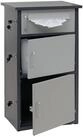 MCW Paketbriefkasten MCW-O51-3 (1-St), Zus&auml;tzliche Sicherung durch Kabel und