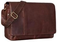 STILORD Laptoptasche "Elias" Echtleder Herren Umh&auml;ngetasche 15,6 Zoll Businesstasche