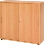 HAMMERBACHER Aktenschrank Schiebet&uuml;renschrank Serie 9 3OH BxTxH 120x40x110cm...