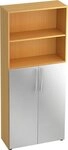 HAMMERBACHER Regal Regal 5 OH BxTxH 80x33x188cm T&uuml;ren unten Griff BM...