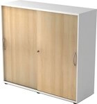 HAMMERBACHER Aktenschrank Schiebet&uuml;renschrank Serie 9 3OH BxTxH 120x40x110cm...