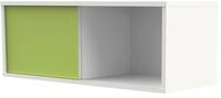 KERKMANN Aktenschrank Schiebet&uuml;renregal Form 4 100x40x36cm 1 OH gr&uuml;n