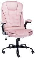 vidaXL B&uuml;rostuhl B&uuml;rostuhl Rosa Samt (1 St)