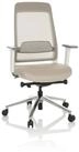 hjh OFFICE Drehstuhl Profi B&uuml;rostuhl Chiaro T2 White Stoff / Netzstoff (1 St),