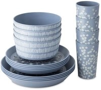 KOZIOL Geschirr-Set BLOMSTER SET, Geschirrset 16-teilig (16-tlg), 4 Personen,