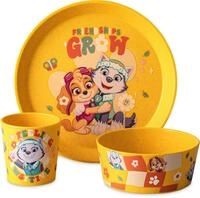 KOZIOL Kindergeschirr-Set Kleiner Teller + Schale + Becher CONNECT GROW PAW PATROL