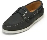 Marc O'Polo aus weichem Nubuk-Rindleder Bootsschuh blau 36 EU