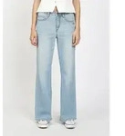 GANG Weite Jeans 94AMELIE WIDE (94AMELIE WIDE) mit geradem Beinverlauf, weicher Denim