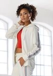 H.I.S Kapuzensweatjacke mit seitlichem Tapestreifen