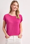 STREET ONE T-Shirt aus softem Materialmix