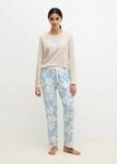 Marc O'Polo Pyjamahose Mix N Match Cotton mit floralem Print, Gummizug und...