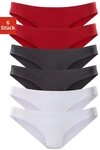 Vivance Active by Lascana Bikinislip (6er-Pack) aus weicher Microfaser