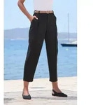 LASCANA Bundfaltenhose mit schmalem G&uuml;rtel in Barrel Form (mit G&uuml;rtel) mit G&uuml;rtel,