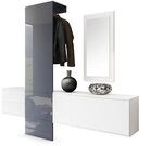 Vladon Garderoben-Set Carlton Set 1, (Wandgarderobe bestehend aus, 4-St., 1...