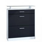 Vladon Schuhschrank Loret (h&auml;ngender Schuhkipper f&uuml;r 16 Paar Schuhe, mit 2...
