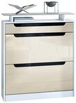 Vladon Schuhschrank Fiesta (Schuhkipper f&uuml;r 16 Paar Schuhe, mit 2 Klappen, Schublade