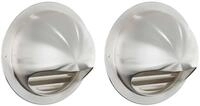 vidaXL Bodenventilator L&uuml;ftungsgitter 2 pcs Silber 150 mm Edelstahl