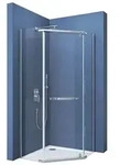 doporro F&uuml;nfeckdusche Duschkabine ESG-Glas Klarglas Easy-Clean-Beschichtung...