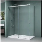 Mai & Mai Eckdusche Duschkabine Schiebet&uuml;r Duschabtrennung 8mm ESG Nano H:195cm
