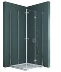 Mai & Mai Eckdusche Duschkabine Duschabtrennung H:190cm Dusche Faltt&uuml;r ESG NANO R26,