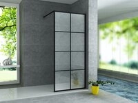 Aloni Walk-in-Dusche BEKO140, Einscheibensicherheitsglas, (1 tlg),