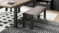 Innostyle Sitzbank Bank Jasmin Esszimmerbank mit Klemmkissen graphit Artisan...