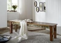Massivmoebel24 Bank NATURE OF SPIRIT (Bank Altholz 200x40x45 mehrfarbig lackiert