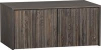 WOOOD Truhenbank New Gravure Bunkbench, mit grafischen Relieft&uuml;ren auf Rollen,