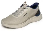 Skechers GARNER Slip-On Sneaker Slipper, Schn&uuml;rschuh mit Relaxed Fit grau 47,5...