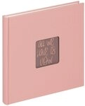 Walther Design Fotoalbum Fun 26 x 25 cm, buchgebundenes Album, Papiereinband,