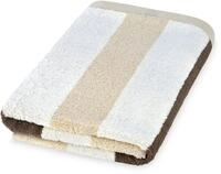 ROSS Duschtuch Doubleface, Streifen/Uni, Frottier (Packung, 1-St), aus feinster