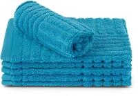 ROSS Waschhandschuh CARRE, (Packung, 6-St), 100% Baumwolle, Rippenstruktur,...