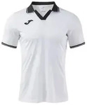 Joma Poloshirt Galaxy (100% rec. Polyester, leicht, atmungsaktiv) weiss/schwarz wei&szlig;