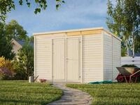 Palmako Ger&auml;tehaus Pultdach Holz Elias 7,3 m&sup2; Gartenhaus, BxT: 337x247 cm,...