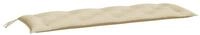 vidaXL Sitzauflage Gartenbank-Auflage Beige 150x50x7 cm Oxford-Gewebe, (1 St)