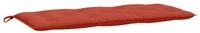 vidaXL Sitzauflage Gartenbank-Auflage Melange Rot 120x50x7 cm Stoff, (1 St)