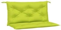 vidaXL Sitzauflage Gartenbank-Auflagen 2 Stk. Knallgr&uuml;n 100x50x7 cm...