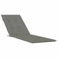 vidaXL Sitzauflage Liegestuhl-Auflage Melange Dunkelgrau (75+105) x 50 x 4 cm...