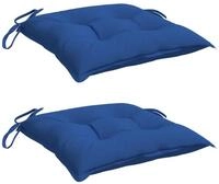 vidaXL Sitzauflage Palettenkissen 2 Stk. Blau 50x50x7 cm Oxford-Gewebe, (2 St)