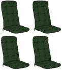 Beautissu Hochlehnerauflage 4er Set Hochlehner Auflagen Flair HL, 120x50x8cm,